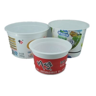 acheter Logo personnalisé Mini tasse de yaourt en plastique avec conception et matériau jetables fabrication en ligne