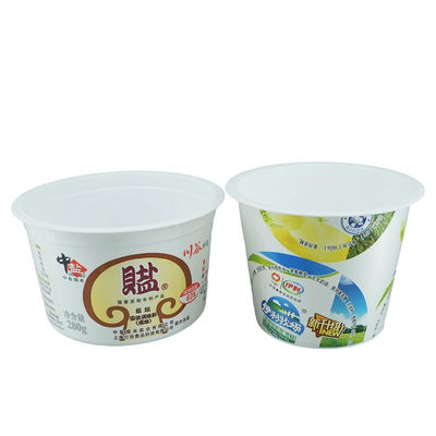acheter Impression de tasses de yaourt en plastique personnalisé de qualité alimentaire Pp Cream Cup Emballage jetable 2023 fabrication en ligne