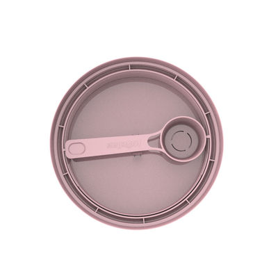 Custom Logo Food Grade PP Milk Powder Can Flip Top Cap with Scoop Customize Color