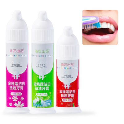 Low MOQ Toothpaste Press Pump for Adults Herbal Ingredient and Dry Offset Printing