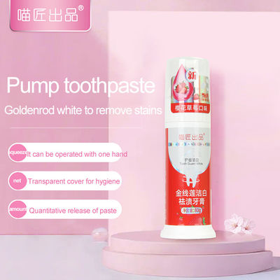 Low MOQ Toothpaste Press Pump for Adults Herbal Ingredient and Dry Offset Printing