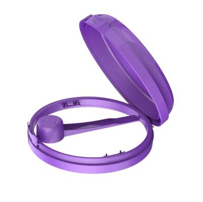 Food Grade PP Milk Powder Can Cap Custom Logo Flip Top Cover with Pilfer-Proof Design