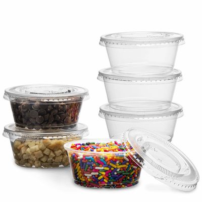 acheter Emballages alimentaires boîtes rondes en mousse tasses jetables sur mesure avec couvercles de moulage par injection fabrication en ligne
