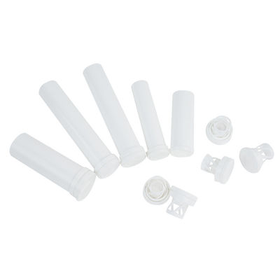 Personal Care Clear Plastic Vitamin C Effervescent Tablet Tubes with Lid Packaging Box