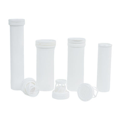 PP Material Customized Logo Plastic Effervescent Tablet Tube for Medical Supplements
