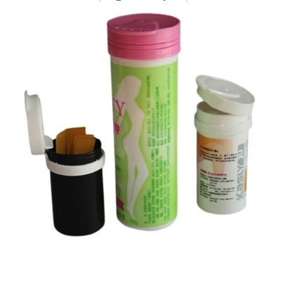 acheter Tubes effervescentes blanches sur mesure avec bouchon de dessèchement pour les comprimés de vitamine C fabrication en ligne