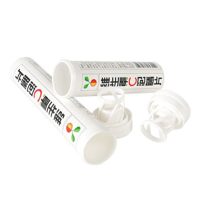 acheter Comprimé Effervescent Vitamine C Bouteille avec Cap PP et Logo personnalisé en plastique blanc fabrication en ligne