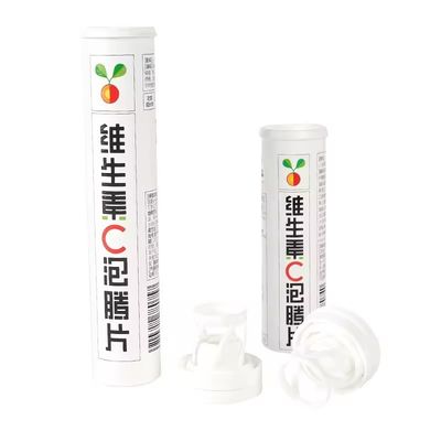 acheter Produit alimentaire de qualité PP Conception personnalisée Bouteille de tube de comprimé effervescent vide de grande taille blanche fabrication en ligne