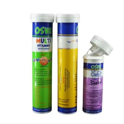 acheter 2023 Bouteille médicale en PP vide, tube effervescent en plastique soluble avec capuchon anti-enfants fabrication en ligne