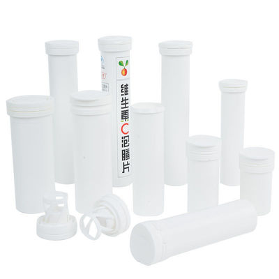 acheter Manipulation de surface mate Bouteilles en plastique PP blanches et droites vides pour comprimés de vitamines fabrication en ligne