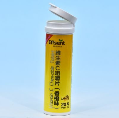 Airtight Seal Easy To Open Lids Vitamin Tablets Packaging Eco-friendly
