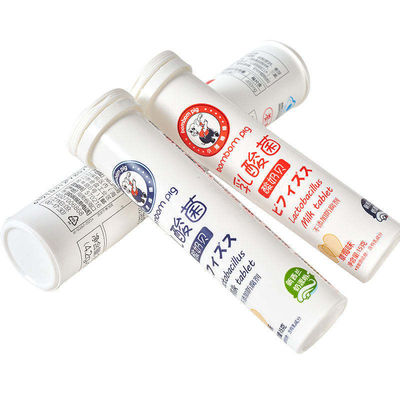 acheter Matériau de collier en PP Bouteille de comprimé effervescent pour logo personnalisé Tablettes VC vides colorées fabrication en ligne