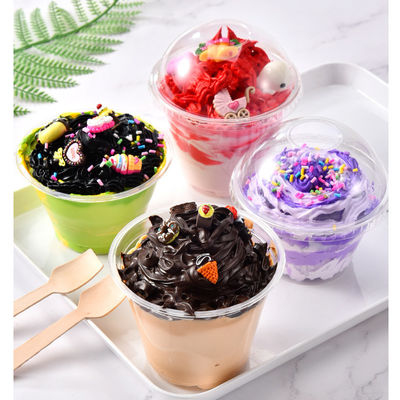 Impression offset dessert crème glacée plastique yaourt taille de tasse Certificat facultatif FSSC 22000