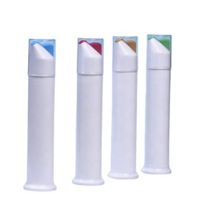 Logo personnalisé 100ml 110ml PP bouteille de tube de pompe sans air pour le dentifrice bouteille plastique