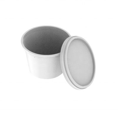 500 ml de tasse de yaourt durable écologique avec paroi mince et logo personnalisable