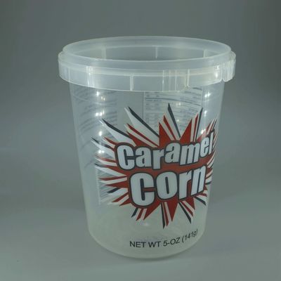 33.8 OZ tasse à boisson en plastique de qualité alimentaire pour sauce logo personnalisée et glace au yogourt