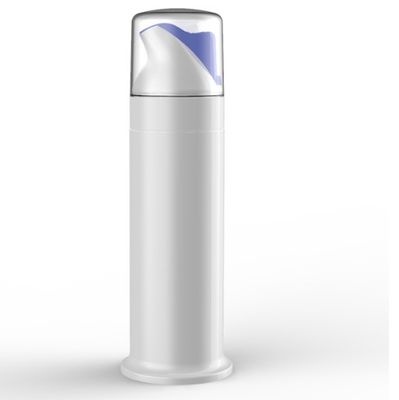Tuyau d'emballage cosmétique 100 ml Pp contenant une pompe de dentifrice sans air avec un couvercle transparent
