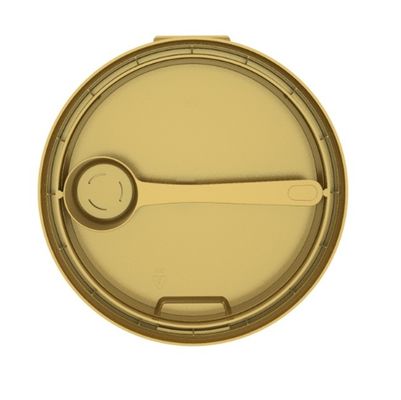 Custom Logo Milk Powder Can Cover Design 502 Plastic Cans with Built in Spoon