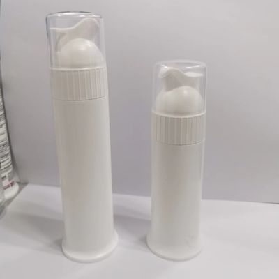 Press Dispensing Food Grade PP Airless Pump Bottle Pâte à dents personnalisée Disponible 100 ml
