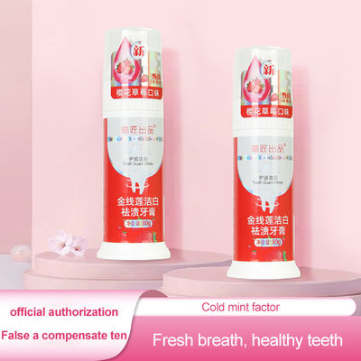 Low MOQ Toothpaste Press Pump for Adults Herbal Ingredient and Dry Offset Printing