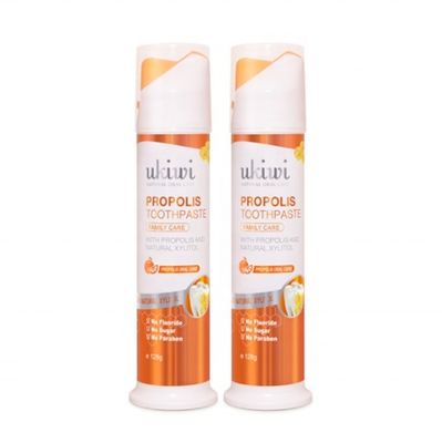 Customize Logo Airless White Pump For Toothpaste Tube Bottle with Offset Printing