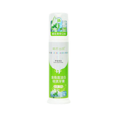 Marque privée NatureDentist Whitening Foam dentifrice au goût de menthe
