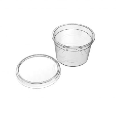 Coupe de beurre et de crème glacée PP de qualité alimentaire avec couvercle