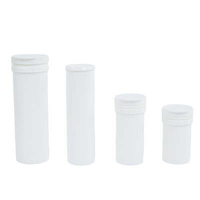 Taille personnalisée Tablettes effervescentes Emballage Bouteille Matériau PP blanc et bouchon