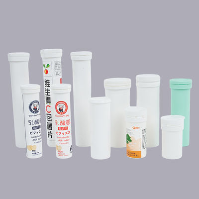 84mm 92mm 99mm 96mm 133mm 144mm Collier PP Blanc Tube éfervescent vide avec couvercle