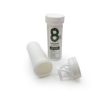 Custom Candy Container 84mm 99mm 96mm Empty PP Plastic Effervescent Tablet Tubes with Desiccant Cap