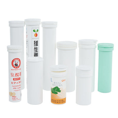 Tablettes multivitaminées effervescentes en PP personnalisées tube de remplacement de liquide de finition mate