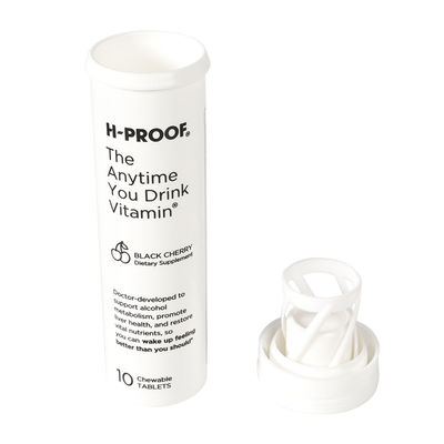 PP comprimés effervescents vides tube pour le collagène vitamine emballage support logo personnalisé