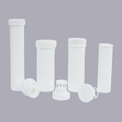 Custom White Food Grade PP Injection Molding Candy Tube Container with Twist Lock