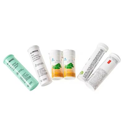 2024 Fabricants Facile à nettoyer la vitamine C Effervescent tube surface mate Manipulation et OEM