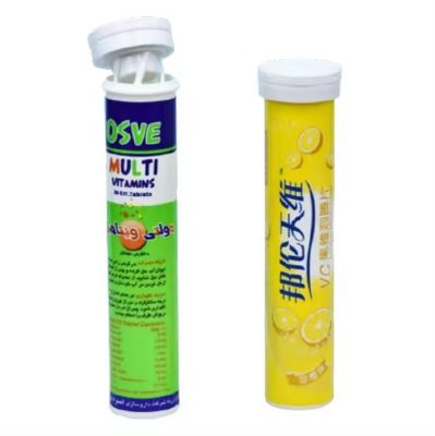 Bouteille vide de 84 mm 99 mm 96 mm de qualité alimentaire en PP de couleur personnalisée Tablettes effervescentes