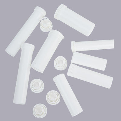 Customized Effervescent Tablet Bottle with Desiccant Flip Cover and Dry Offset Printing