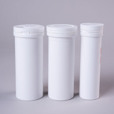 Matériau de base PP Multivitamine Vitamine C Étiquette privée Tablette effervescente Bouteille cube
