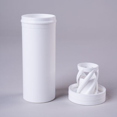 Bouteille de comprimés effervescents en PP 100% dégradable avec logo et taille personnalisés