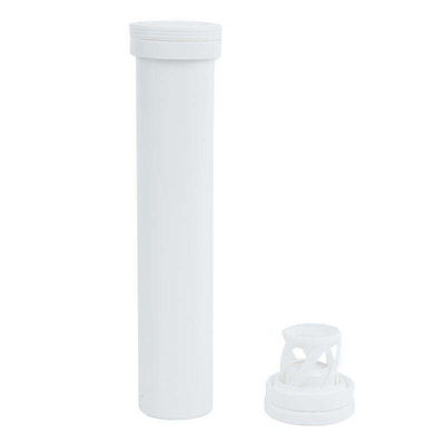 Tubes en plastique en PP avec couvercle en spirale pour l'emballage de comprimés effervescents