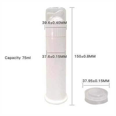 Impression de logo OEM Pompes sans air de dentifrice à suspension d'air pour une efficacité et des performances maximales